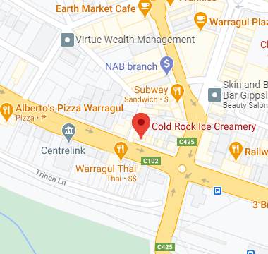 Cold Rock Ice Creamery Warragul 1