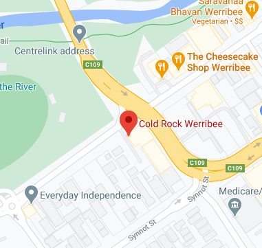 Cold Rock Ice Creamery Werribee 1