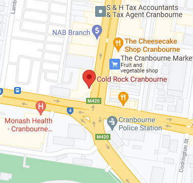 Cold Rock Ice Creamery Cranbourne 1